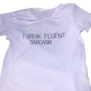 Sarcasm tee